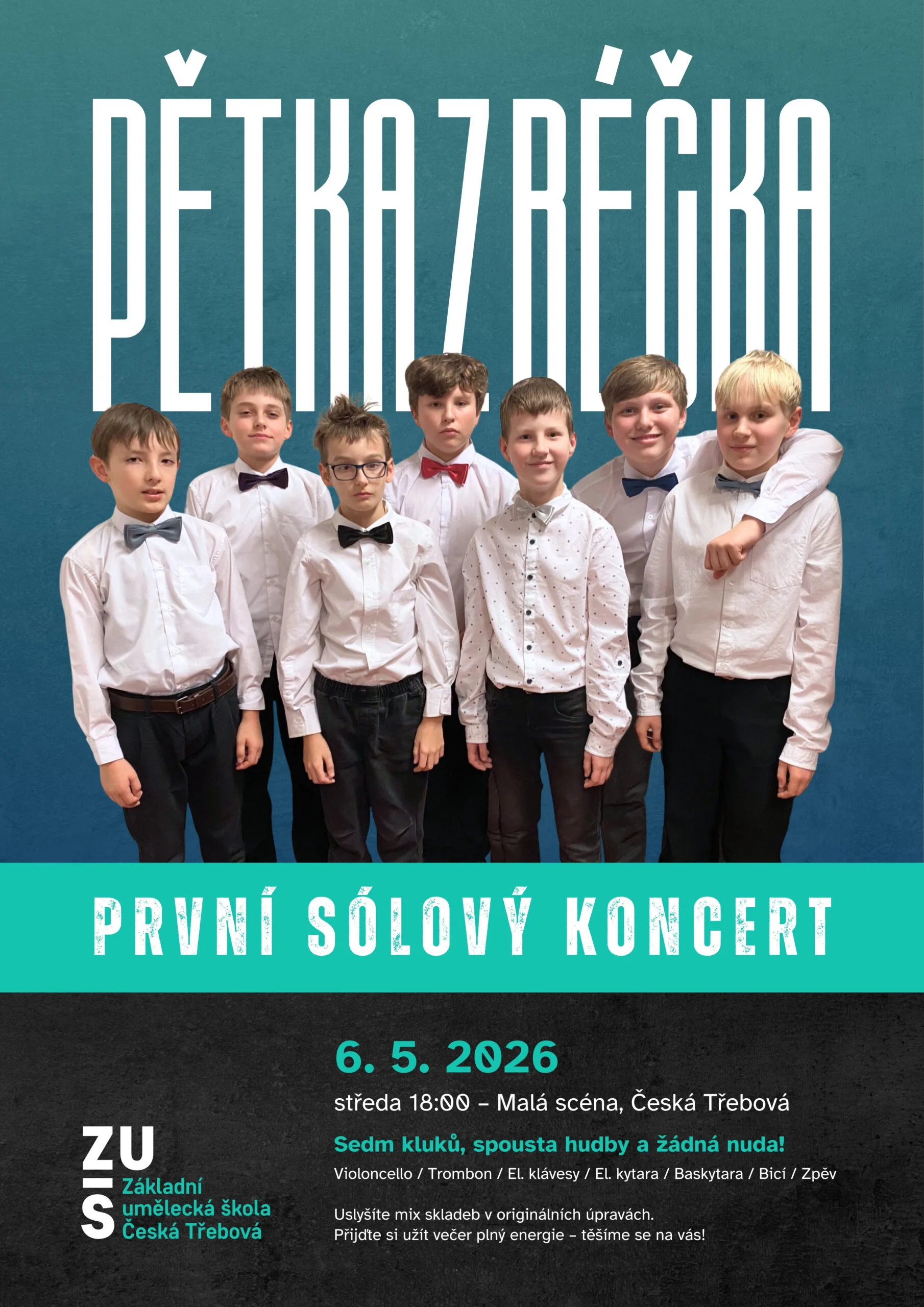Koncert kapely ZUŠ PĚTKA Z BÉČKA