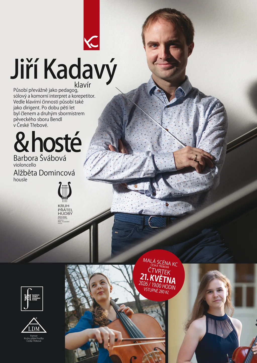 KPH 25/26 - 551. hudební večer - Jiří Kadavý (klavír) a jeho hosté